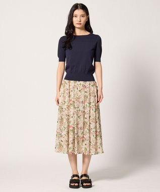 TOCCA MIST KNIT ニットプルオーバー ネイビー系