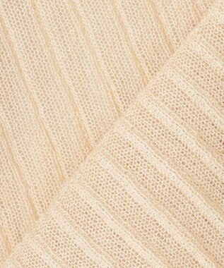 uncrave シアー リブ ニット カーディガン（uncrave STANDARD） ベージュ