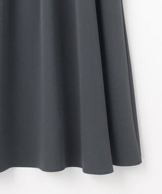 ANY SIS 【Lily Calin】ラッフルチュールフェイクパール ドレス スレート