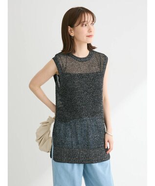 H beauty&youthスパンコールショートベスト 1600025F0460_m1_a005.jpg