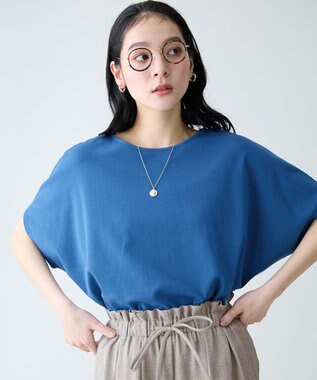 ANY プレミアムコットンコクーンプルオーバー ブルー