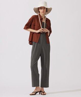 ICB リバーシブルハット ホワイト×ベージュ系