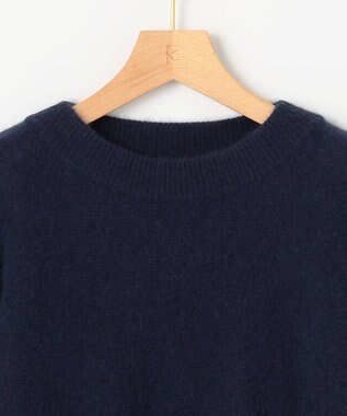 組曲 L 【手洗い可】フラッフィー ファーニット ミッドナイトネイビー系