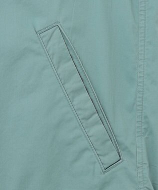 J.PRESS YORK STREET 【UNISEX】サテンストレッチ MA-1 ブルゾン ライトグリーン系