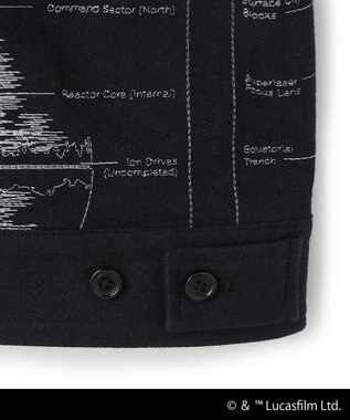 JOSEPH HOMME 【受注生産】【WEB限定】【スター・ウォーズ 】 JOSEPH HOMME スター・ウォーズ / 刺繡ブルゾン ブラック系