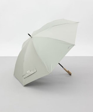 AURORA 【Ungrid（アングリッド）】無地ロゴワンポイントプリント晴雨兼用傘（長傘）