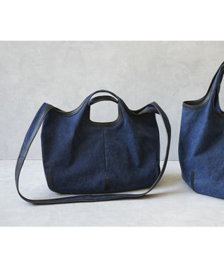 genten タンニンキャンバス 2wayショルダーバッグ