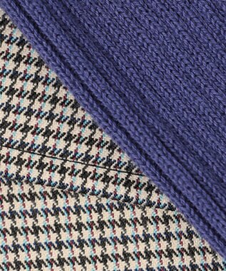 組曲 KIDS 【110-140㎝】千鳥ドッキング ワンピース ダルブルー系