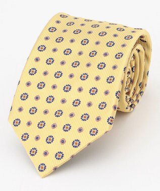 J.PRESS MEN 【VINTAGE JACQUARD COLLECTION】小紋ネクタイ イエロー系8
