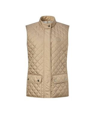 DAKS 【DAKS GOLF】キルティングベスト ベージュ