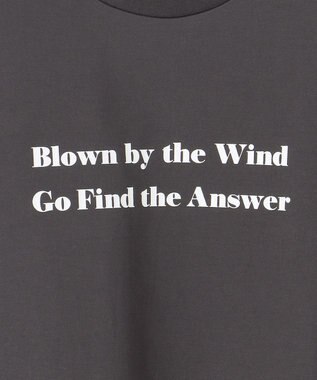 23区 【SACRA】フォールデッドライン ロゴカットソー チャコールグレー系