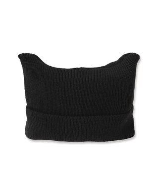 WEGO ネコミミニットキャップ ブラック