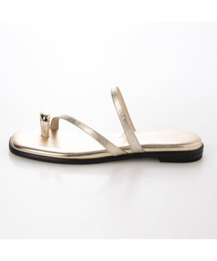 MODE ET JACOMO <MODE ET JACOMO>リングフラットトングサンダル ゴールド