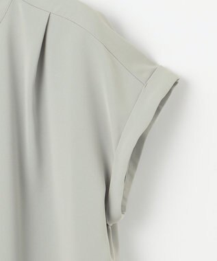 ANY SIS L 【洗える】ダブルボタンフレンチスリーブ ブラウス ミント