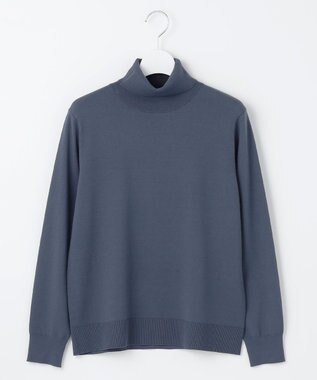 J.PRESS LADIES 【ご好評につき新色追加！・WEB限定カラーあり・洗える】PRINCE タートルネック ニット ブルーグレー系