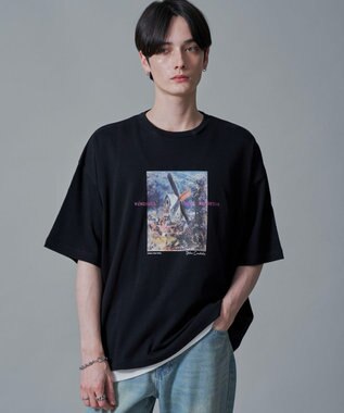 WEGO ARTCOLLECTIONプリントT（SS） ブラック