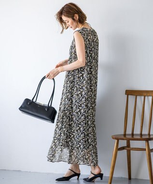 23区 【見上愛さん着用/VERY掲載】ワイド ボストン バッグ ブラック(スムース)