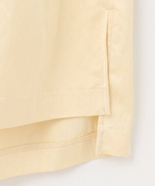 NAVE 【ReNAVE　洗える】グロスサテンブラウス クリーム