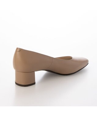 Riz raffinee <Riz raffinee>スクエアトゥプレーンパンプス ダークベージュ