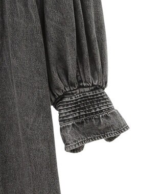 Green Parks ■ＥＳＣＡＲ　デニムピンタックカフスワンピース Gray