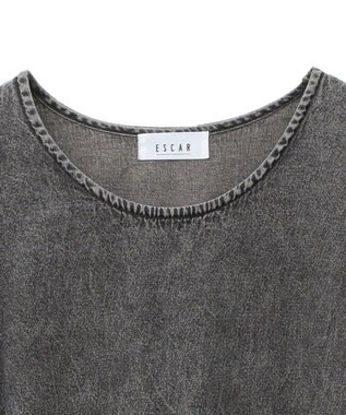 Green Parks ■ＥＳＣＡＲ　デニムピンタックカフスワンピース Gray