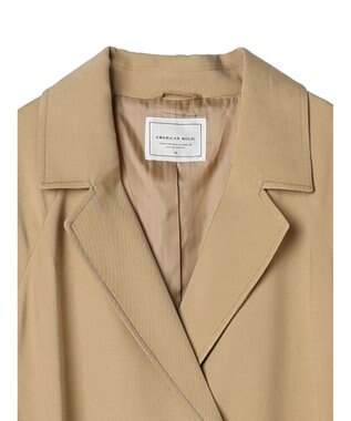 AMERICAN HOLIC 花粉防止Ｗボタントレンチコート Beige