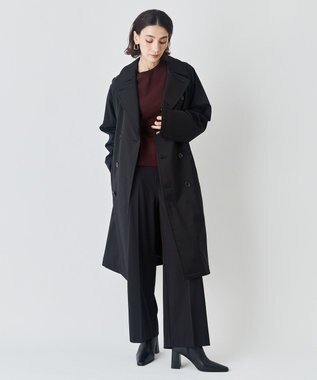 UNFILO マイビューティ ストレートパンツ ブラック