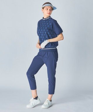 FILA GOLF／marie claire 【marie claire SPORT】 ストレッチプルオーバー ネイビー