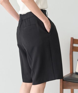 AMERICAN HOLIC イージーケアタックハーフパンツ Black