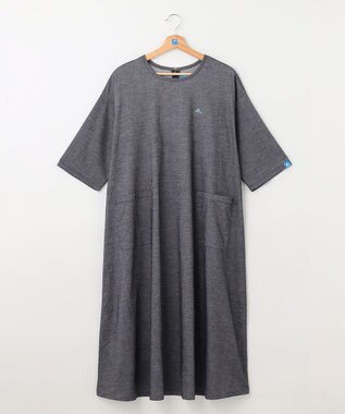 SHARE PARK LADIES 【UVカット・撥水・ストレッチ】ストレッチデニムライト ワンピース ネイビー系