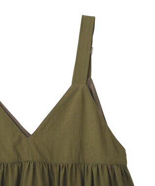 AMERICAN HOLIC 【選べる丈】Ｖネックワンピース Khaki
