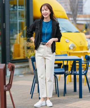 Tiaclasse シアーフードパーカー ブラック