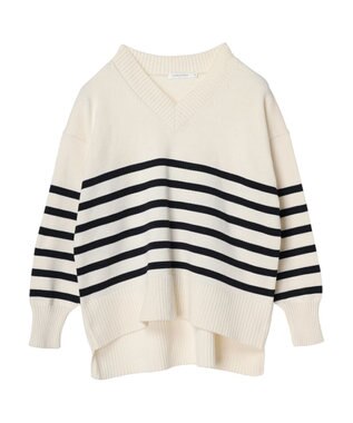 AMERICAN HOLIC エコカルットＶネックプルオーバー Border