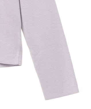 YECCA VECCA 2wayオフショルカラーカーディガン Lavender