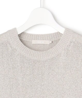 ICB L 【先行予約】 グロッシーペーパーブレンド クルーネックプルオーバー トープ