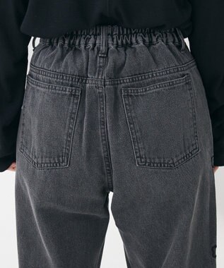 Green Parks ・ＤＯＵＢＬＥ　ＦＬＡＧＳ　サイドリボン刺繍デニ Black