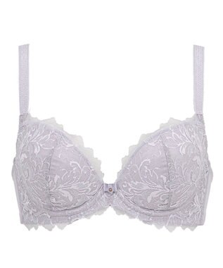 BRADELIS New York 【BRADELIS New York】ナオミステップ2ブラ23S2 バストを寄せて丸い女性らしい谷間をつくる補正ブラ シルバーグレー