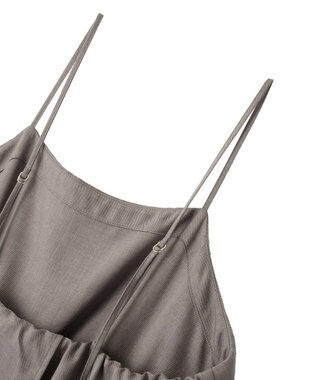 AMERICAN HOLIC リネンライクビスチェサロペット Gray Beige