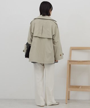 AMERICAN HOLIC 【先行予約】ショートトレンチコート Light Khaki
