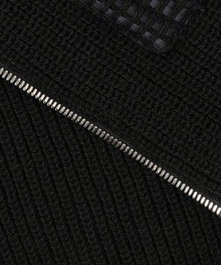 JOSEPH HOMME 【HIGH GRADE LINE】スプリットバルキーウール　ドライバーズニット ブラック系5