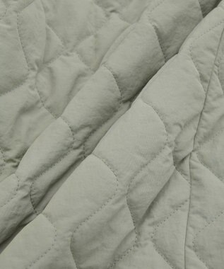 Green Parks ２ＷＡＹニットフードキルティングブルゾン Khaki