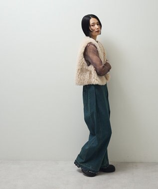 Green Parks ・ＥＬＥＮＣＡＲＥ　ＤＵＥ　シープファーベスト Light Beige