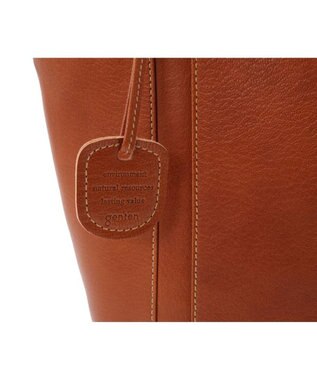 genten 【新型】ゴートベーシック ハンドバッグ チャ