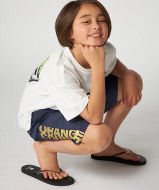 OP／FILA 【SEVEN2】ナイロンパンツ ネイビー