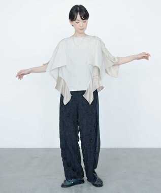 COQ SEA DOT ジャガードサイドラインパンツ