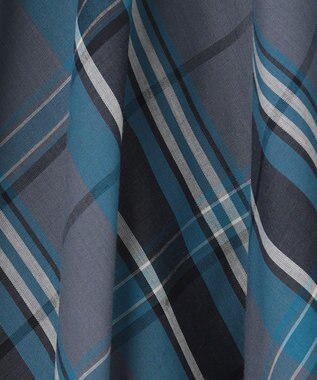 ANY 【ウエストゴム】マドラスチェック スカート ネイビー系