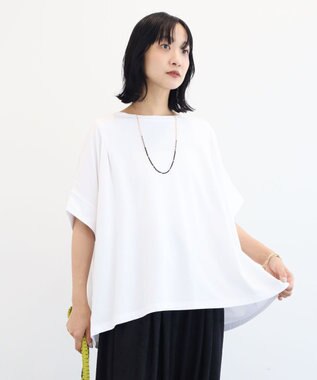 Green Parks 超冷感タック入りオーバーサイズプルオーバー Off White