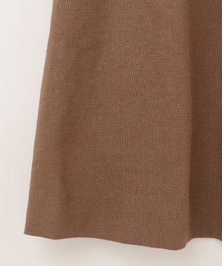 GRACE CONTINENTAL リネンタッチサファリドレス ブラウン