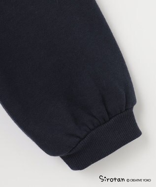 ANY KIDS 【しろたん×anyFAM】しろたんポシェットフードワンピース ネイビー