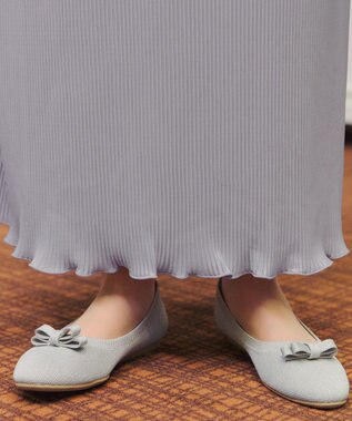 Tiaclasse 【洗える】プリーツキャミワンピース グレージュ